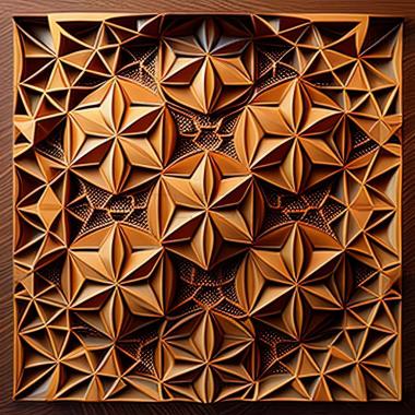 3D model geometric pattern (STL)